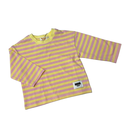 Stripe Tee - Pink Lemonade